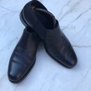 Giorgio Armani leather Chelsea boots, black, 44